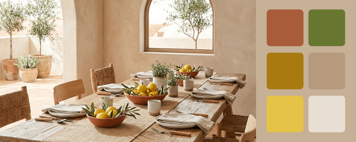 Top Colors Used in Mediterranean Interior Design