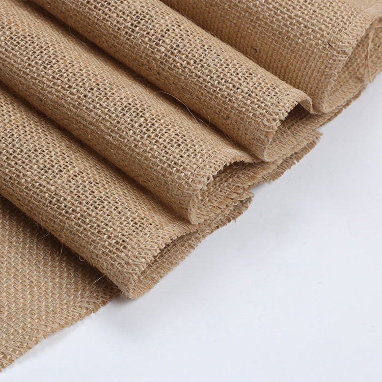 Charming Natural Hessian Linen Table Runner for Any Occasion