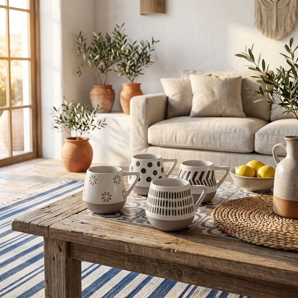 Coastal Charm Handmade Ceramic Mug
