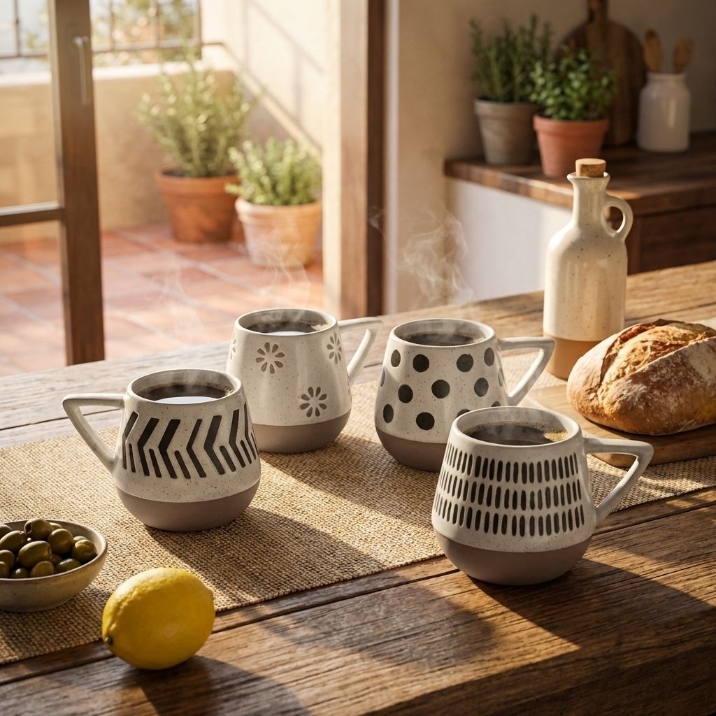 Coastal Charm Handmade Ceramic Mug