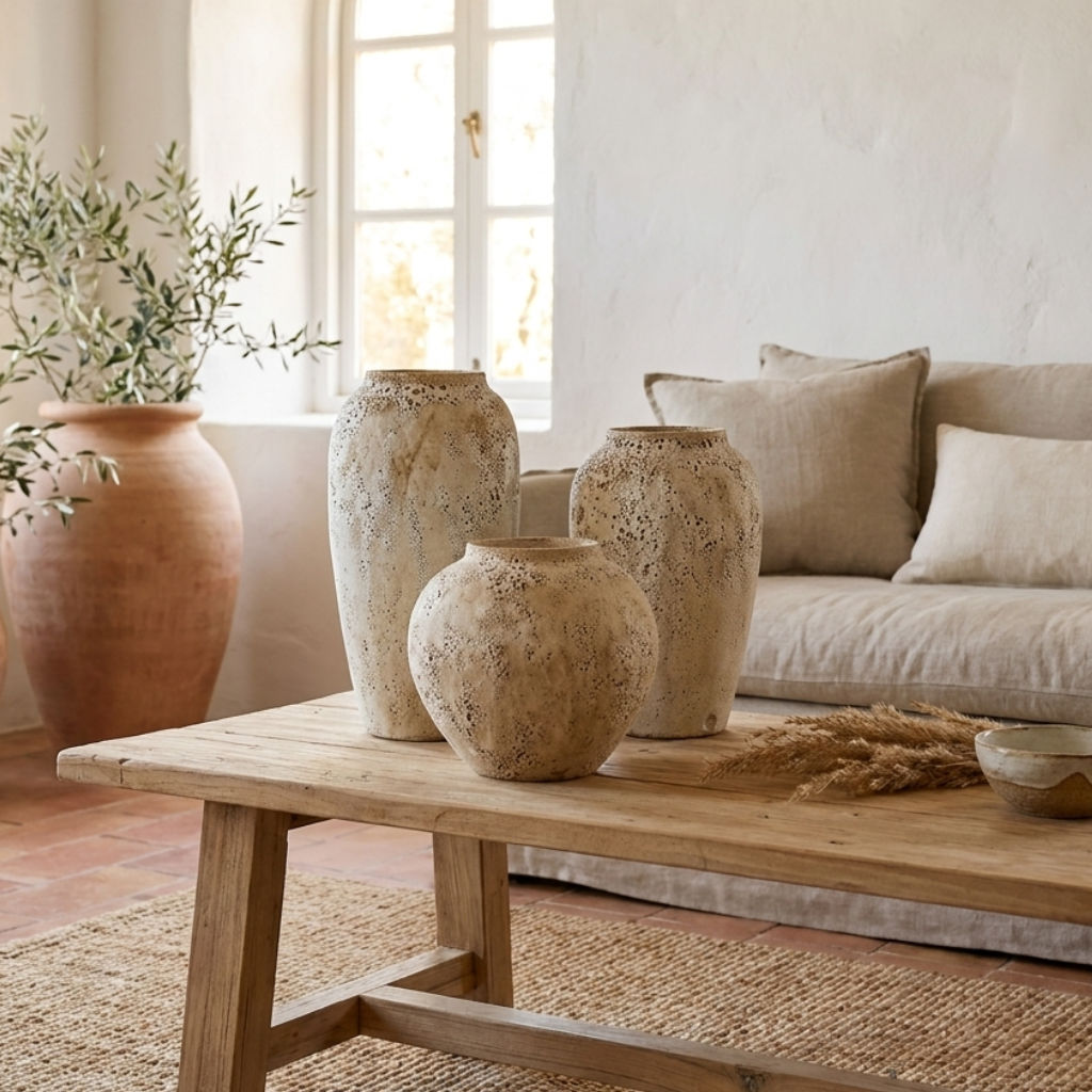 Coastal Charm Ceramic Vase for Effortless Elegant Interiors
