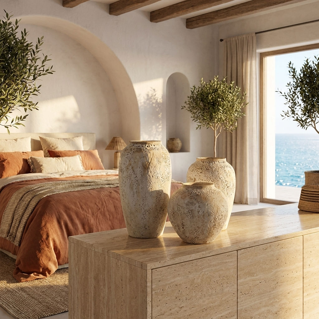 Coastal Charm Ceramic Vase for Effortless Elegant Interiors