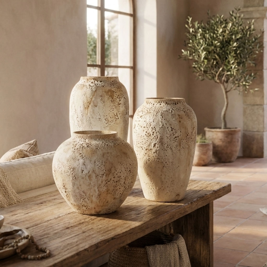 Coastal Charm Ceramic Vase for Effortless Elegant Interiors