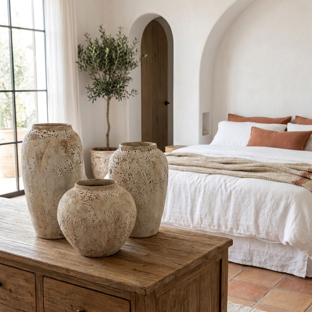 Coastal Charm Ceramic Vase for Effortless Elegant Interiors