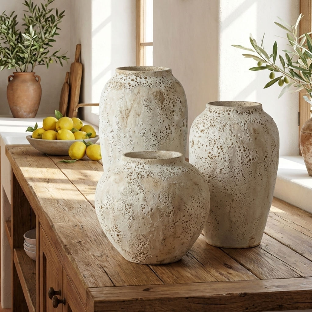 Coastal Charm Ceramic Vase for Effortless Elegant Interiors