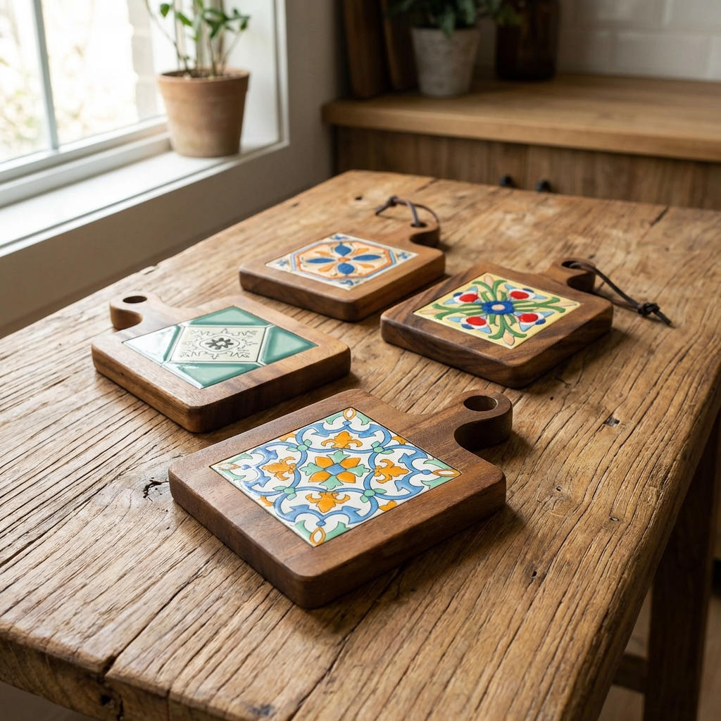 Charming Solid Wood Table Insulation Mat for Everyday Use