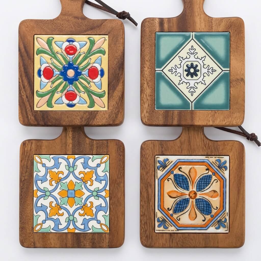 Charming Solid Wood Table Insulation Mat for Everyday Use
