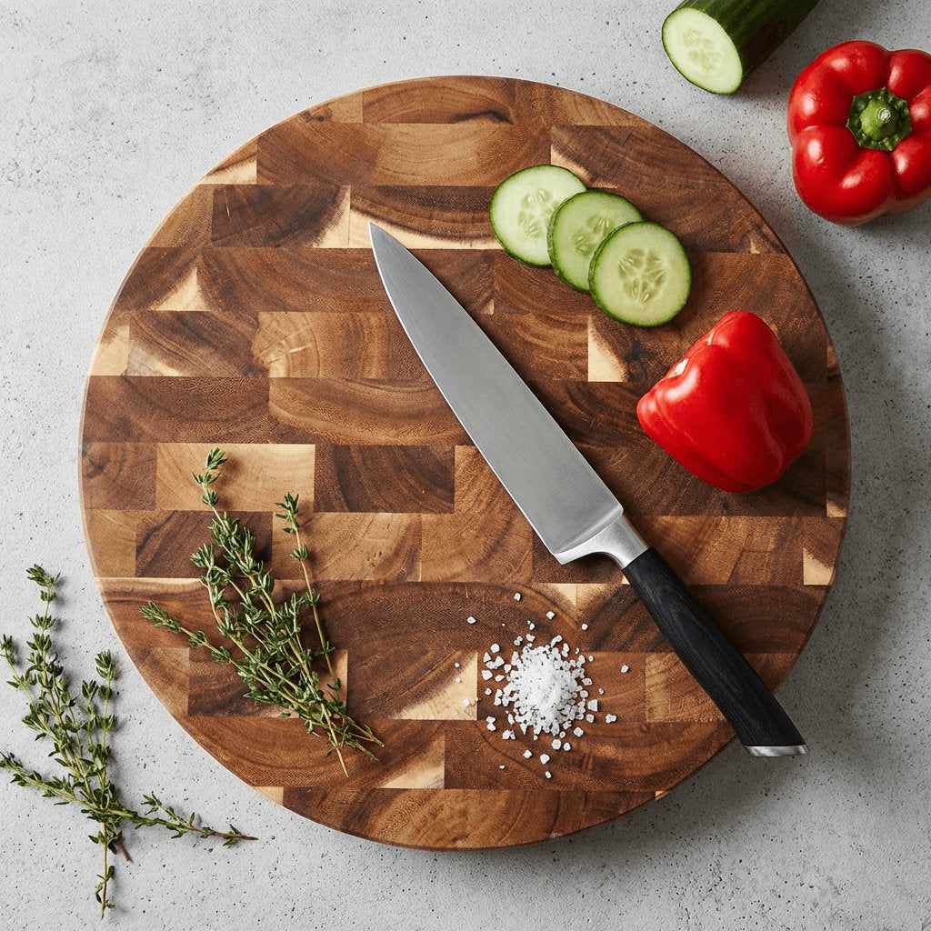 Solid Wood Splicing Cutting Board for Everyday Kitchen Joy