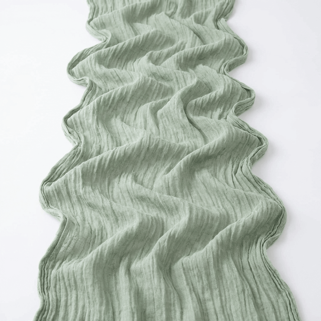 Elegant Olive Green Table Runner for Elegant Dining