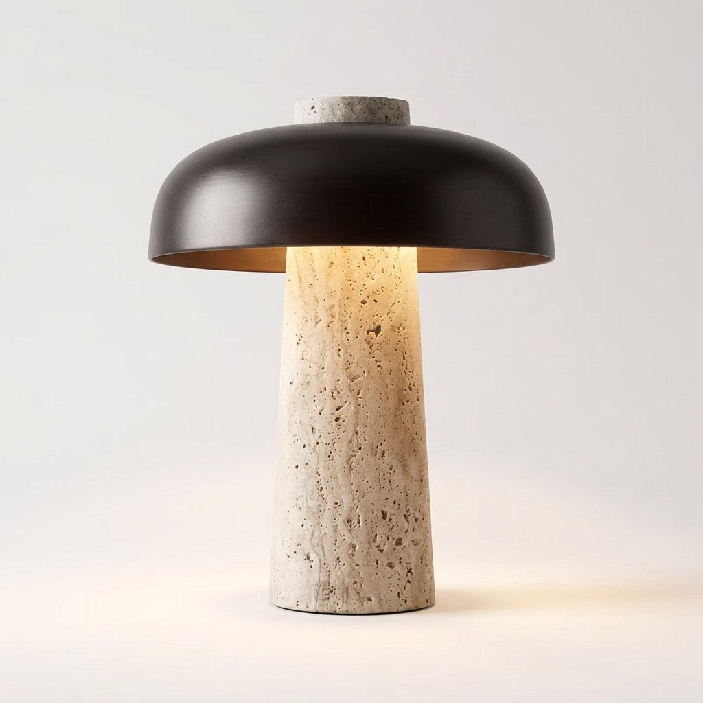 Natural Stone Lamp for Warm, Peaceful Lighting