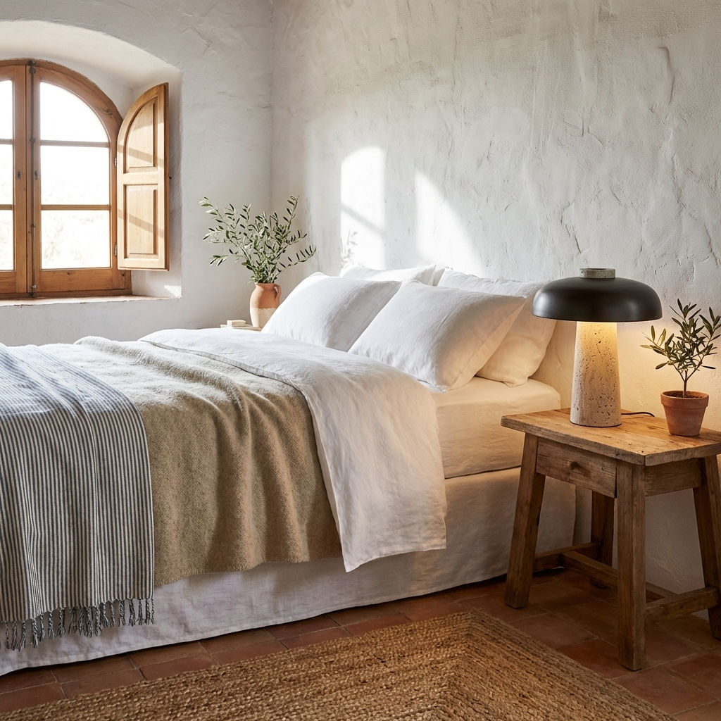 Natural Stone Lamp for Warm, Peaceful Lighting