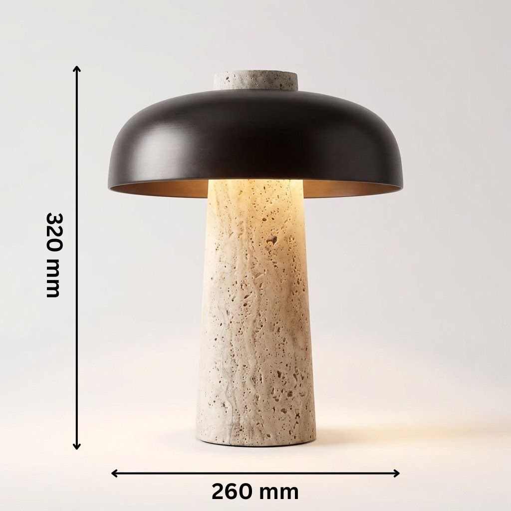 Natural Stone Lamp for Warm, Peaceful Lighting