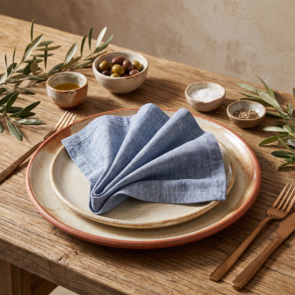 Linen Table Napkins - Set of 4 - for Everyday Gatherings