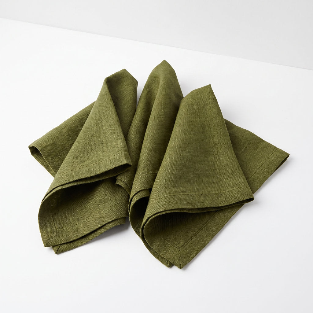 Linen Table Napkins - Set of 4 - for Everyday Gatherings