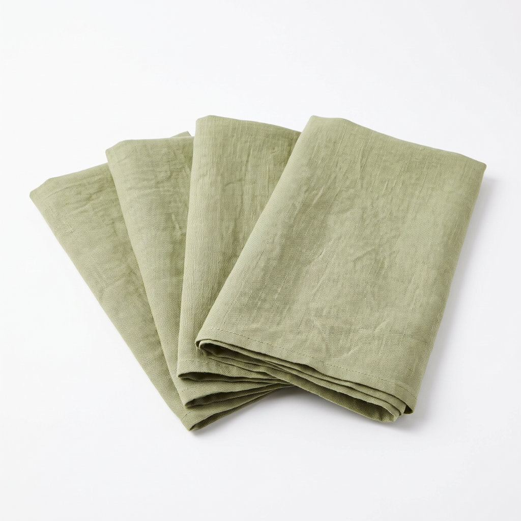 Linen Table Napkins - Set of 4 - for Everyday Gatherings