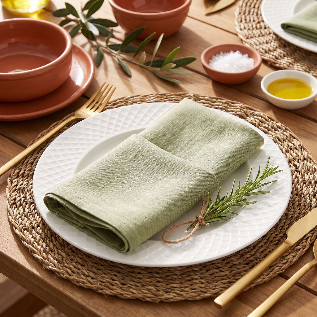 Linen Table Napkins - Set of 4 - for Everyday Gatherings