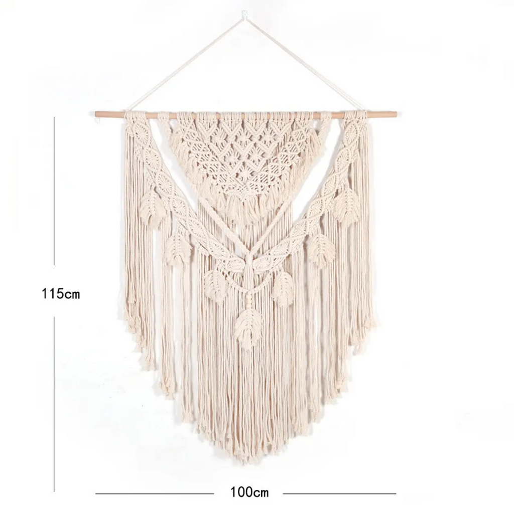 Large Handwoven Wall Tapestry for Effortless Home Style