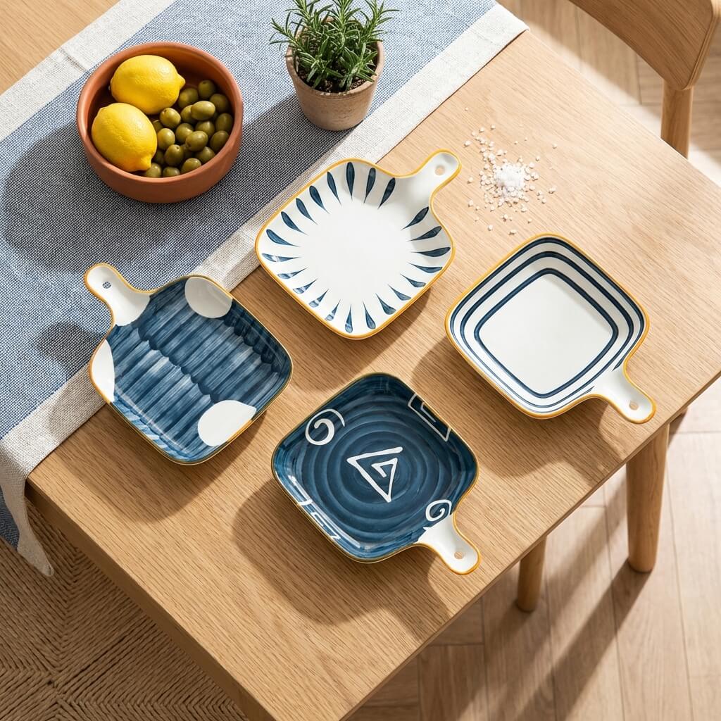 Unique Ceramic Plate, Effortless Beauty for Every Space
