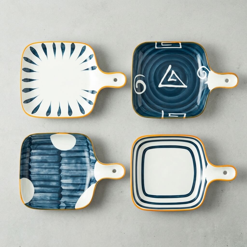 Unique Ceramic Plate, Effortless Beauty for Every Space