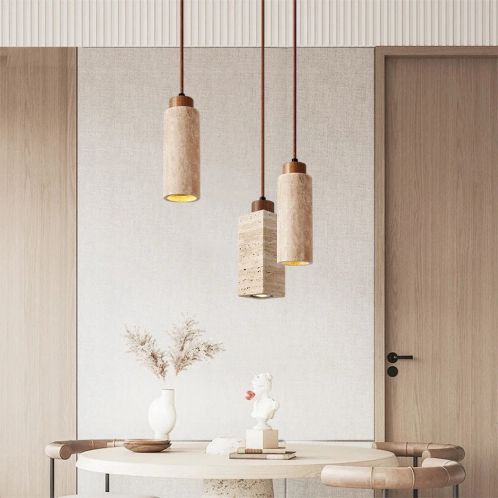 Yellow Cave Stone - Calm Nights Shine "Silent Style" Chandelier