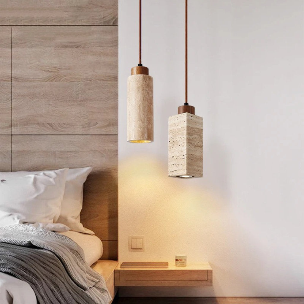 Yellow Cave Stone - Calm Nights Shine "Silent Style" Chandelier