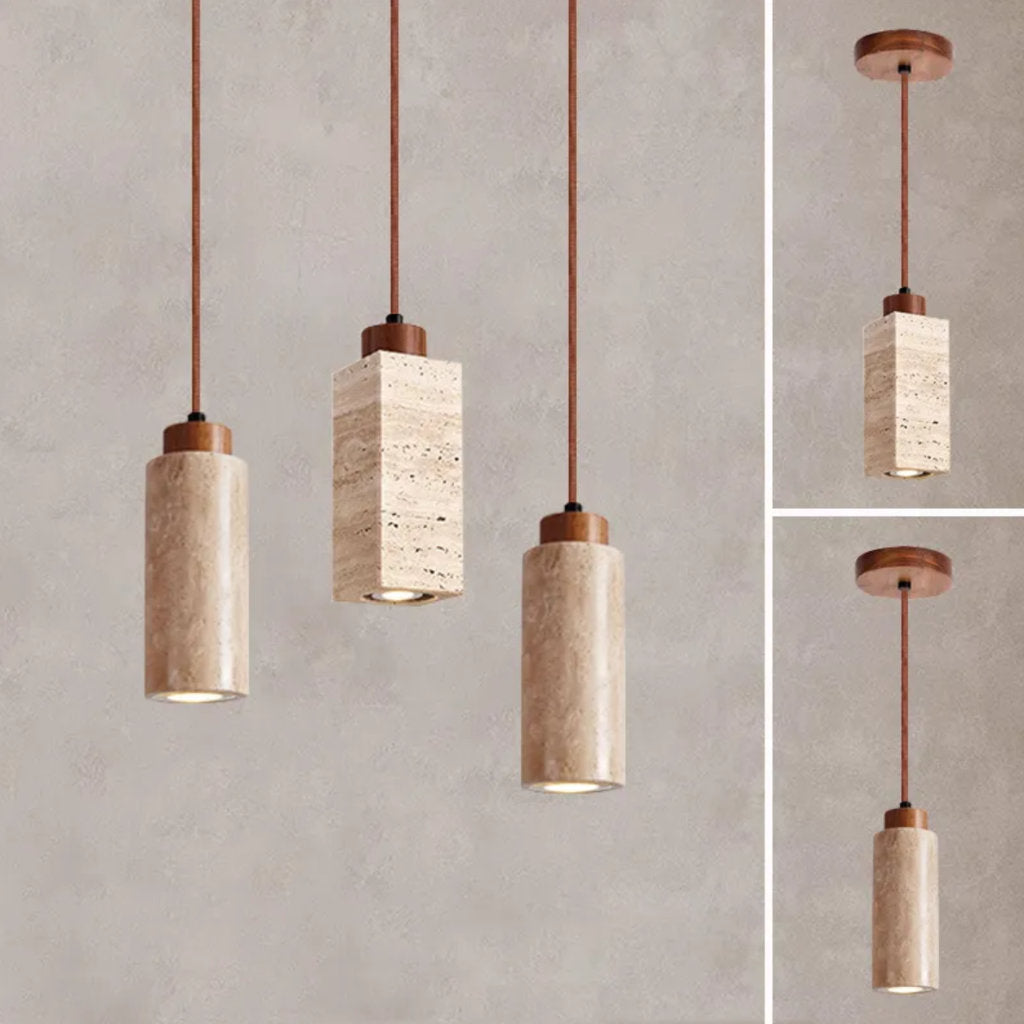 Yellow Cave Stone - Calm Nights Shine "Silent Style" Chandelier