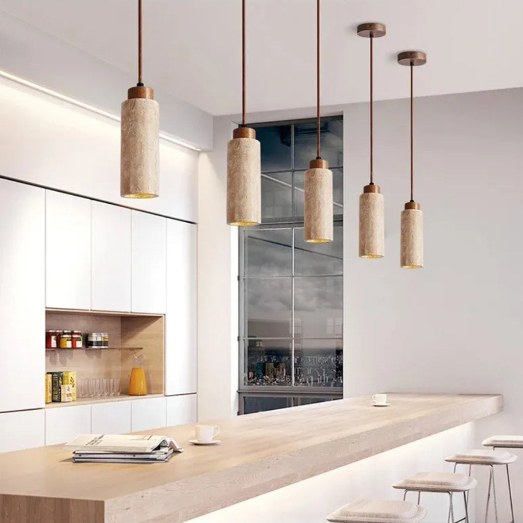 Yellow Cave Stone - Calm Nights Shine "Silent Style" Chandelier
